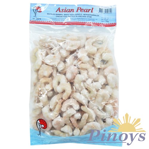 Vannamei Shrimps peeled, deveined 51/60 1 kg - Asian Pearl