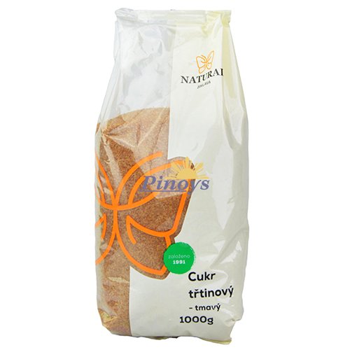Třtinový cukr tmavý 1000 g - Natural