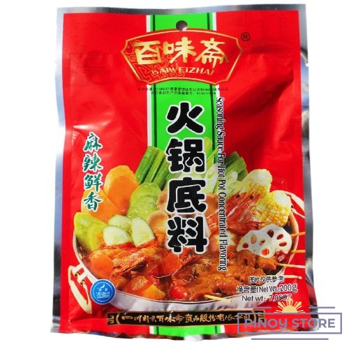 Základová pasta na pikantní Hot Pot Sichuan 200 g - Baiweizhai
