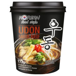 Instantní udon nudle s hovězí příchutí v kelímku 173 g - Korean Food Style