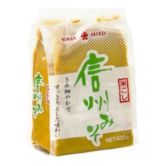 Japonská bíla Shinshu miso pasta 400 g - Hikari