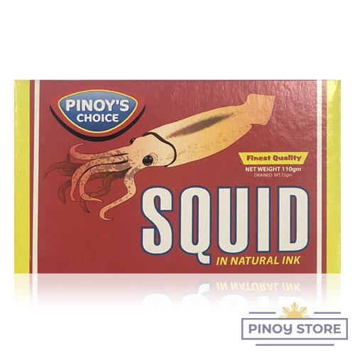 Squid in natural ink 110 g - Pinoy's Choice