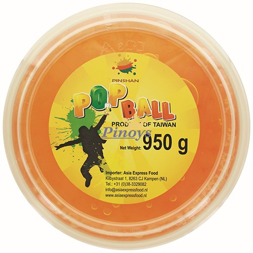Mango flavoured Popping Boba 950 g - Pinshan