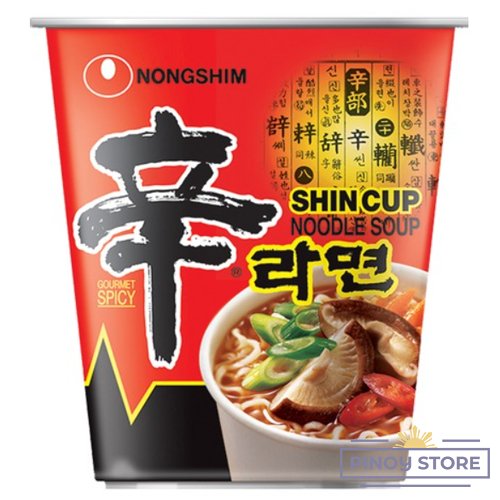 Shin Ramyun cup, spicy 68 g - Nongshim