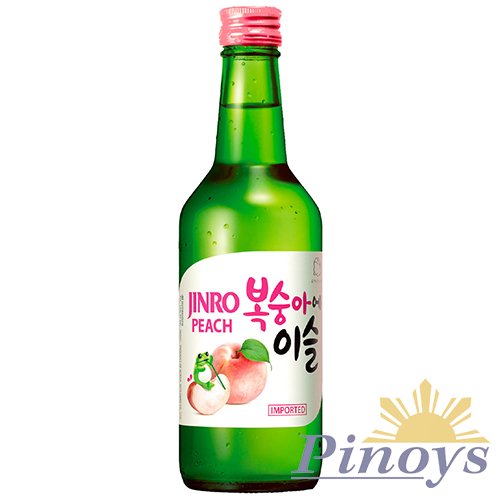 Tradiční korejský alkoholický nápoj Soju s příchutí broskví 350 ml - Jinro