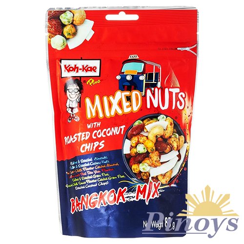 Mixed Nuts with Roasted Coconut Chips 85 g - Koh-Kae