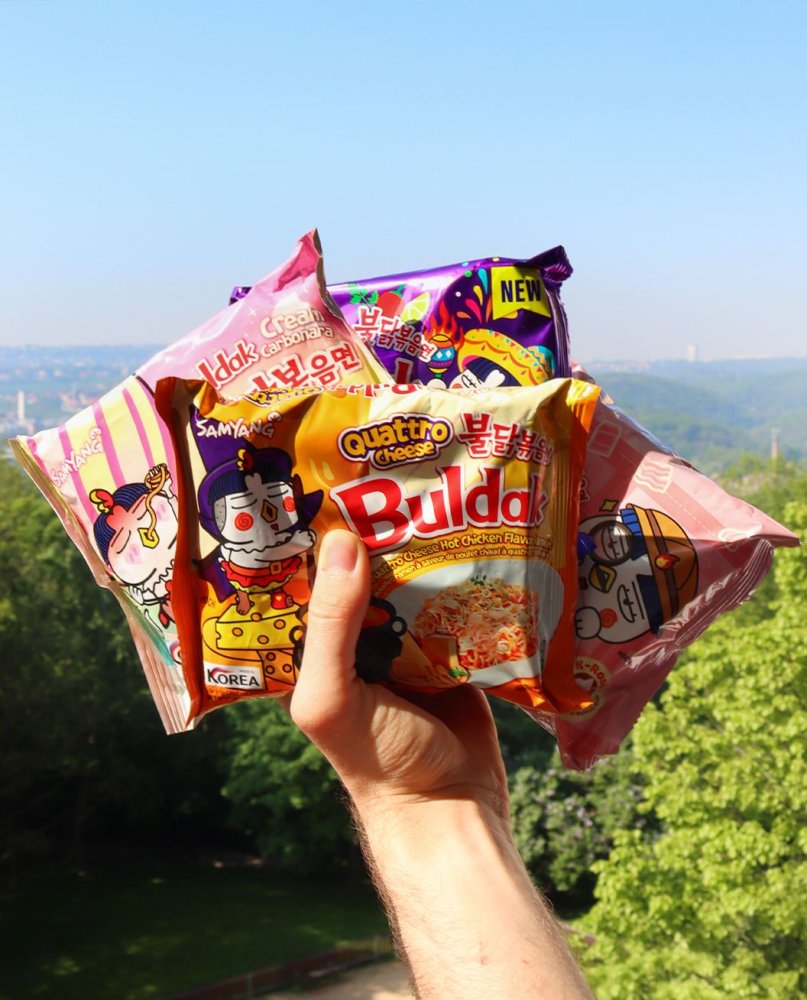 nudle bulgak, varianty instantních nudlí buldag