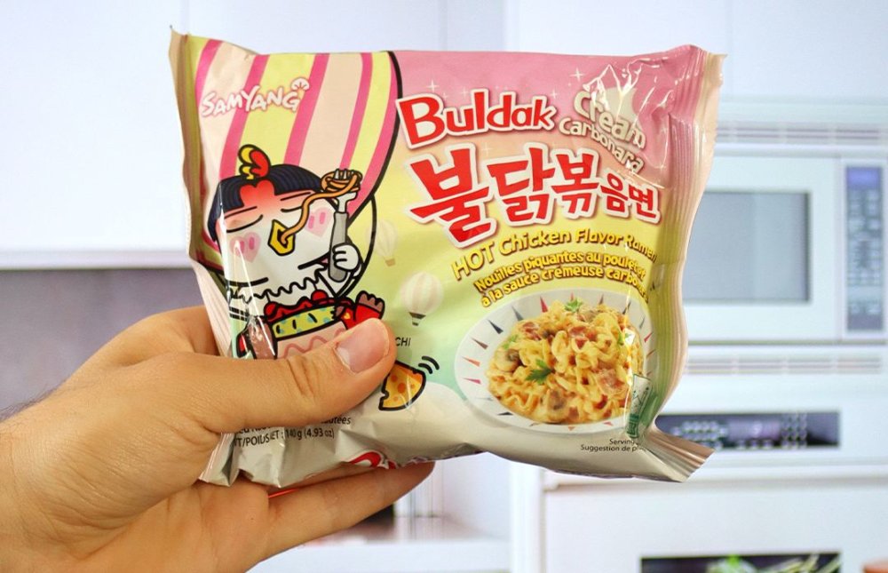 Nudle s příchutí pikantního kuřete Cream Carbonara