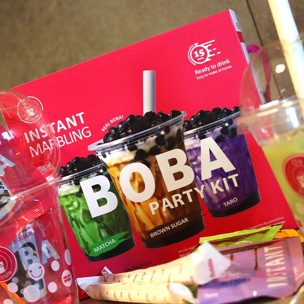 bubble tea párty kit Boba