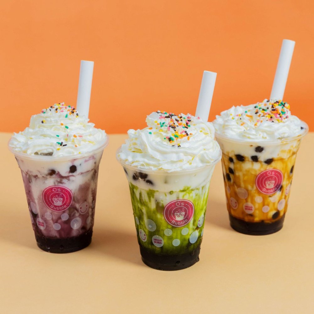 Bubble tea - servírování nápoje